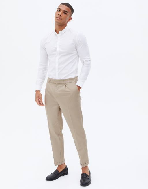 Newlook tapered cheap trousers