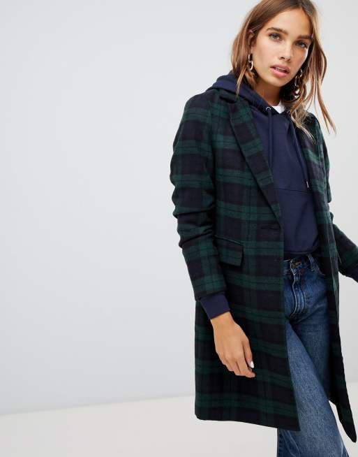 Ladies on sale tartan coat