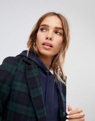 New look 2024 plaid check coat