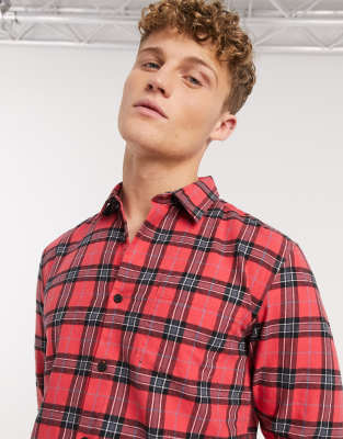 asos tartan shirt