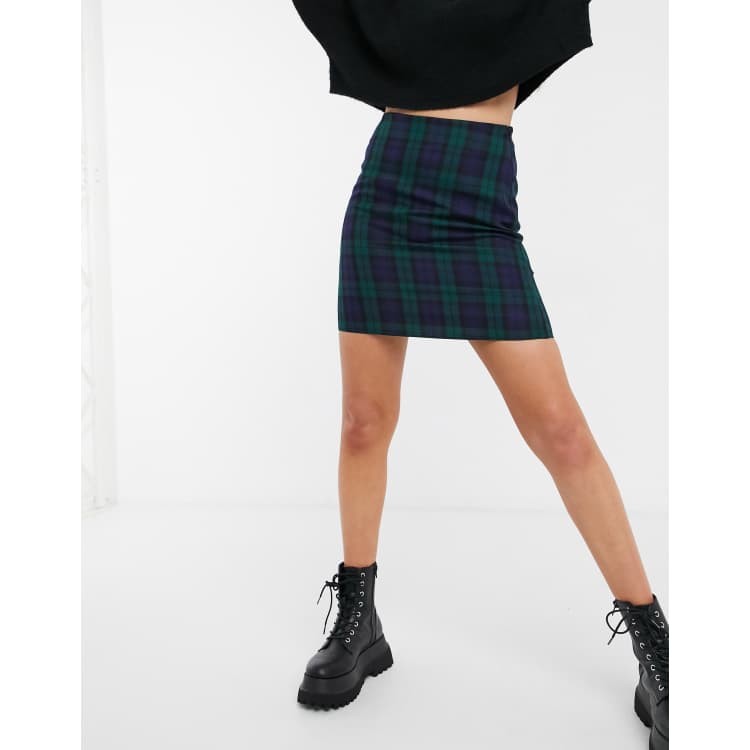 Tartan on sale green skirt