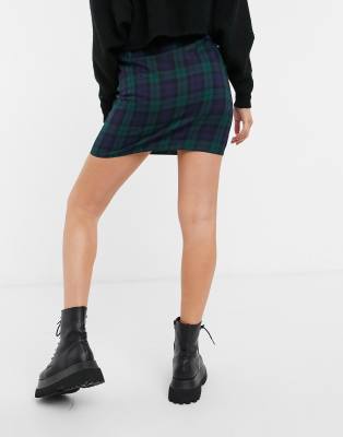 asos tartan skirt