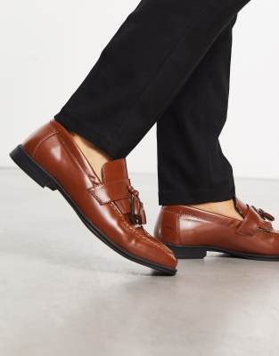 New Look tassle loafer in brown - ASOS Price Checker