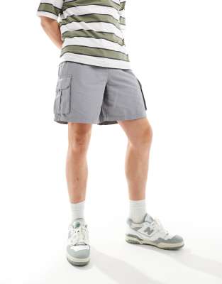 New Look New Look tech shorts in grey