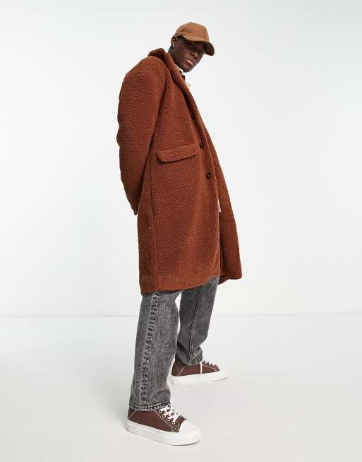 Rust teddy hot sale coat