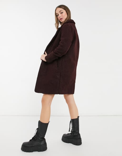 Asos new store look teddy coat