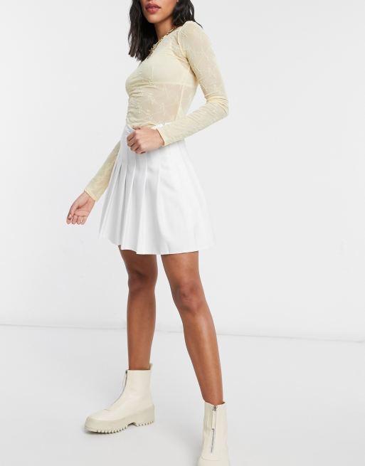 White tennis skirt asos sale