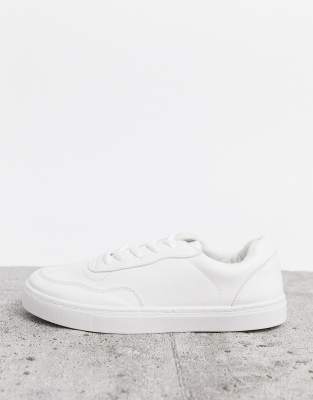 new look white sneakers