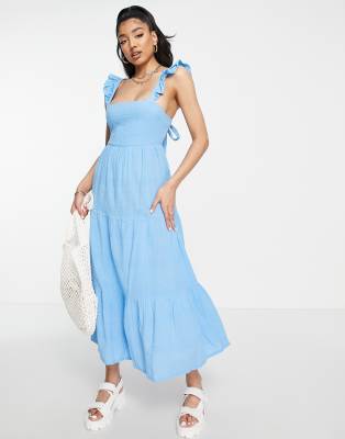 New look hotsell pale blue dress