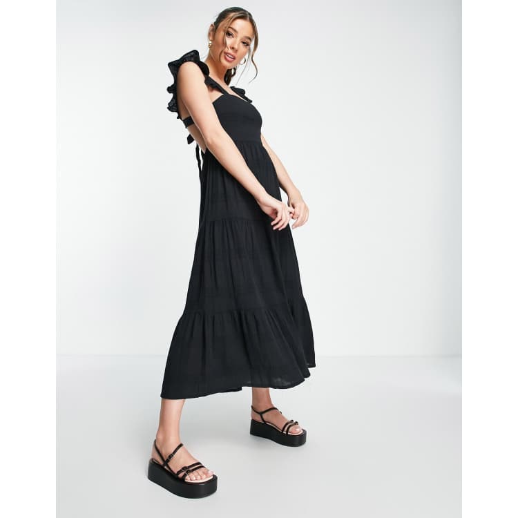 womens going out midi dresses Joey Polka Dot Midi Dress