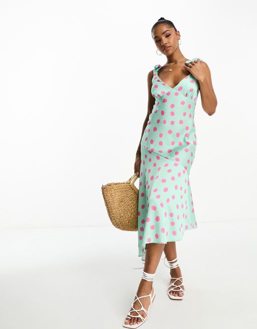 asos dresses polka dot