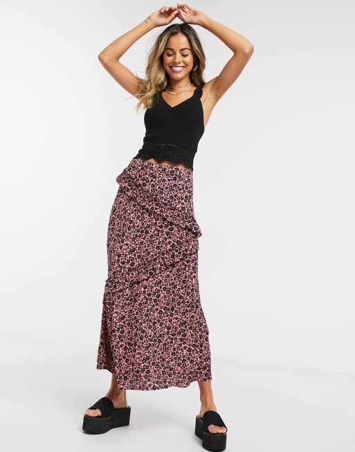 Tiered skirt new clearance look