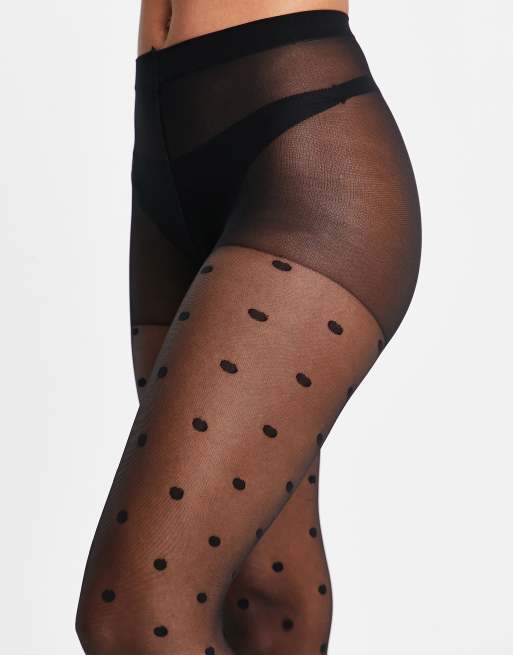 Tights with clearance spots