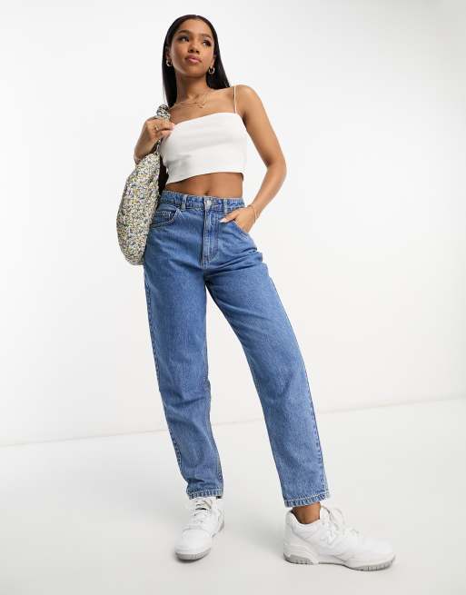 New Look - Top bandeau à bretelles fines - Blanc, 3 de 4