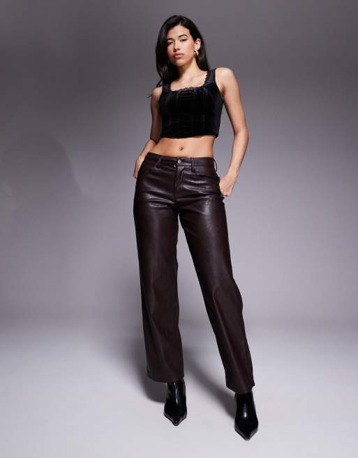 New Look - Top corset en velours - Noir, 4 de 4