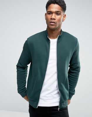 dark green track jacket