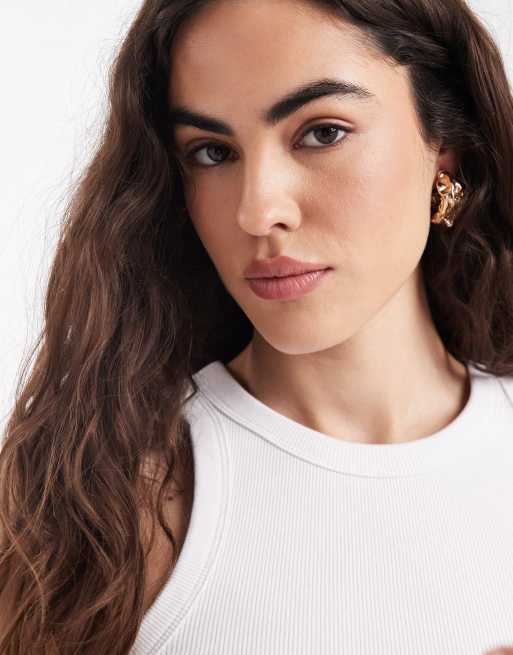 New Look – Trägertop in Weiß mit Ringerrücken, 4 von 4