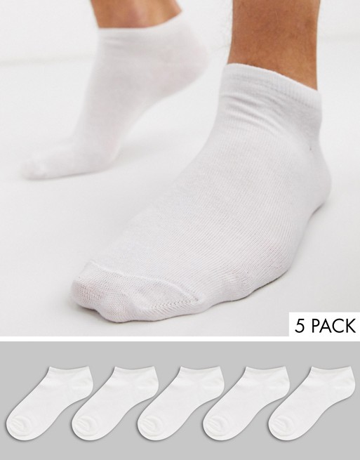 New Look trainer socks in white