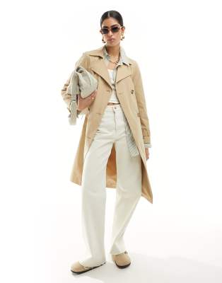 New Look - Trenchcoat in Steinbeige-Neutral