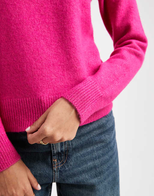 New Look - Trui met ronde hals in roze, 4 van 4