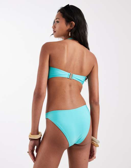 New Look – Turkos bikiniunderdel med pärlor, 4 av 4