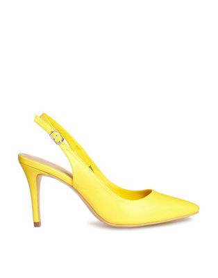 new look yellow shoes