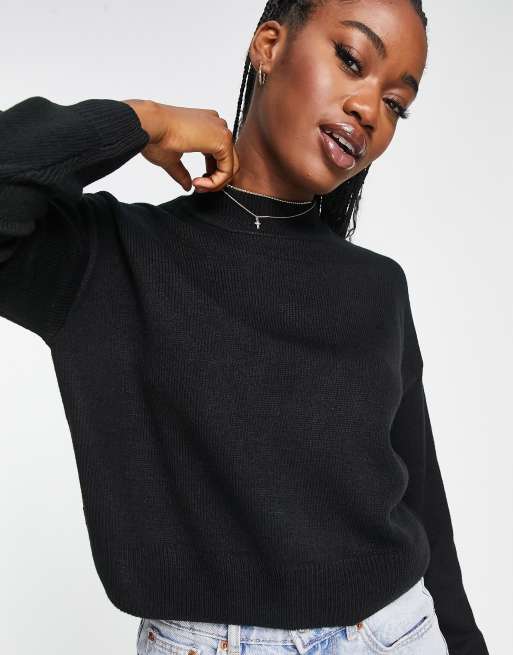 High neck jumper new deals look