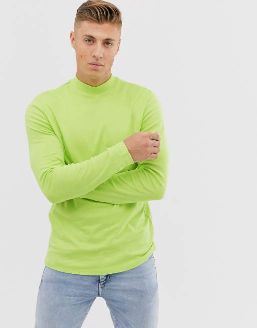 Mens neon turtleneck sale