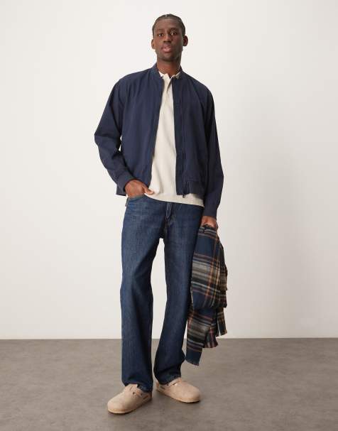 New Look – Twill-Bomberjacke in Marineblau - view 1