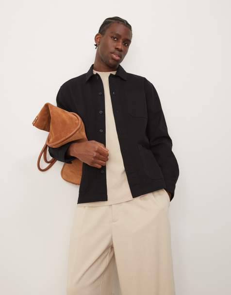 New Look – Twill-Hemdjacke in Schwarz - view 1