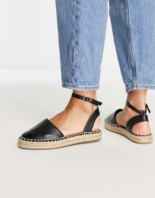 New look black store espadrilles