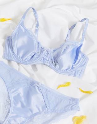 baby blue lingerie set