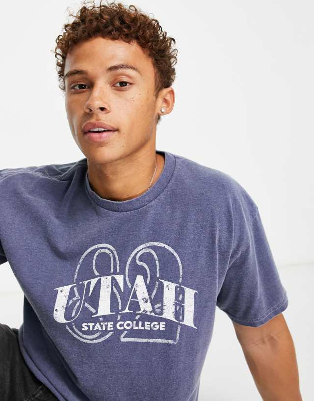 New Look - utah state t-shirt in blue