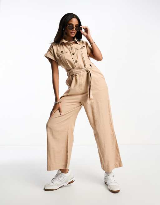 Stone store utility jumpsuit