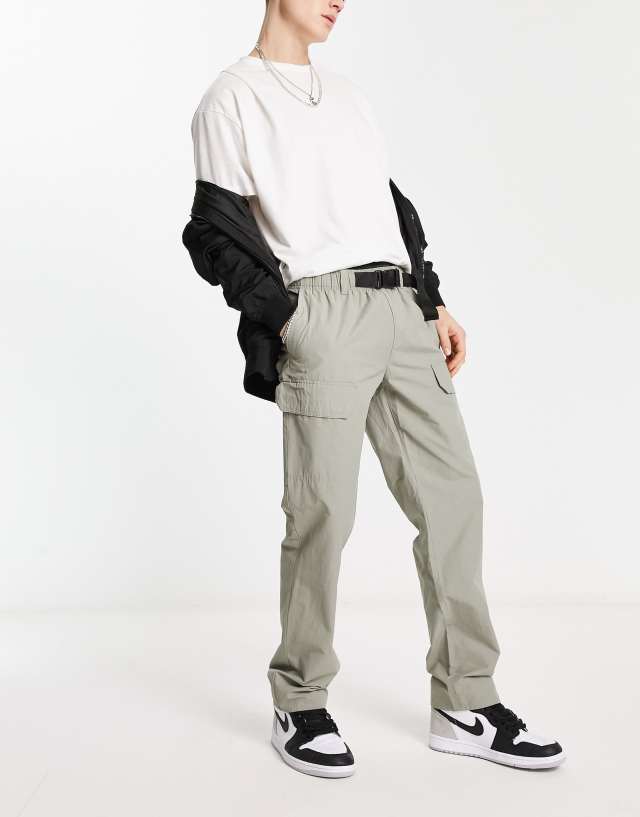 New Look - utility clip belt cargos in khaki