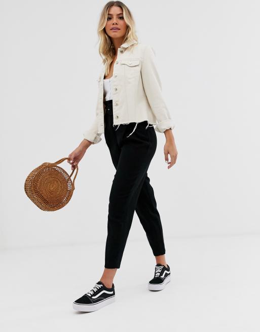 paperbag trouser suit
