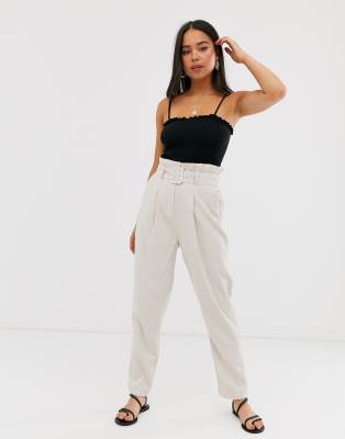 paper bag trousers new look