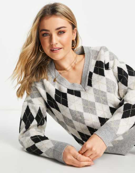 Argyle jumper deals