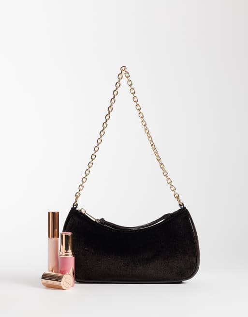 New Look velvet chain shoulder bag, 2 of 4