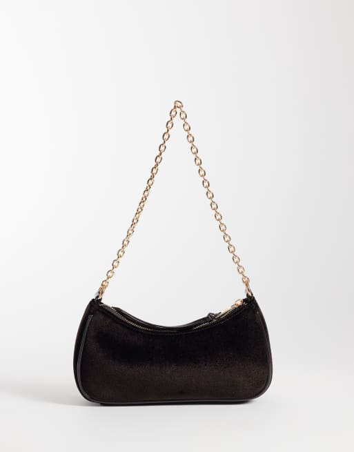 New Look velvet chain shoulder bag, 4 of 4