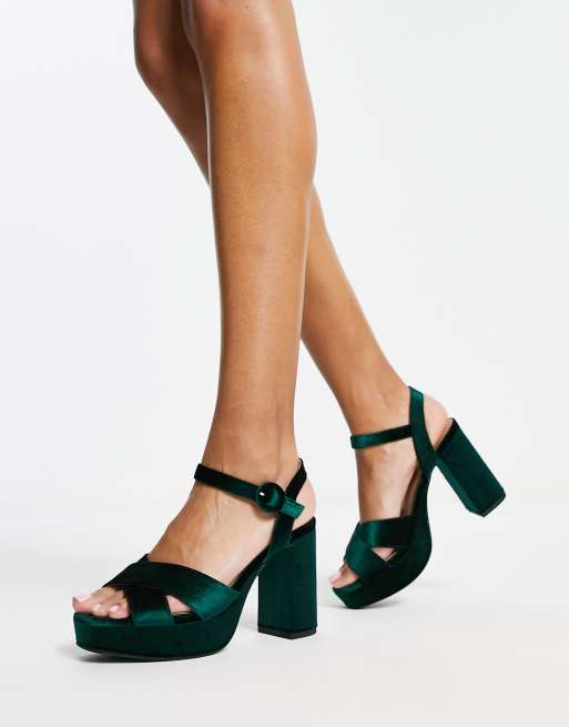 Velvet deals platform heel