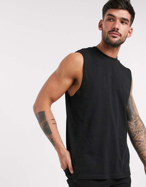 New Look vest in black | ASOS