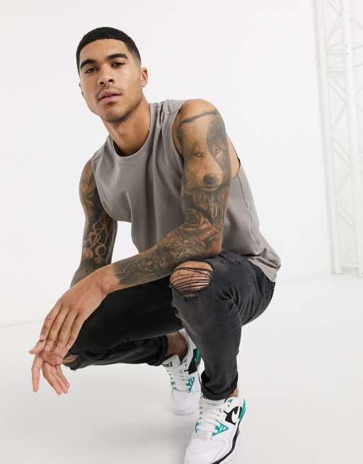 New Look vest in grey