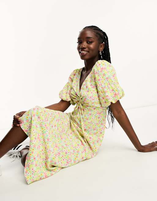 Vestito midi a fiori online