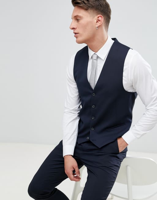 New Look - Veste de costume slim - Bleu marine, 2 de 2