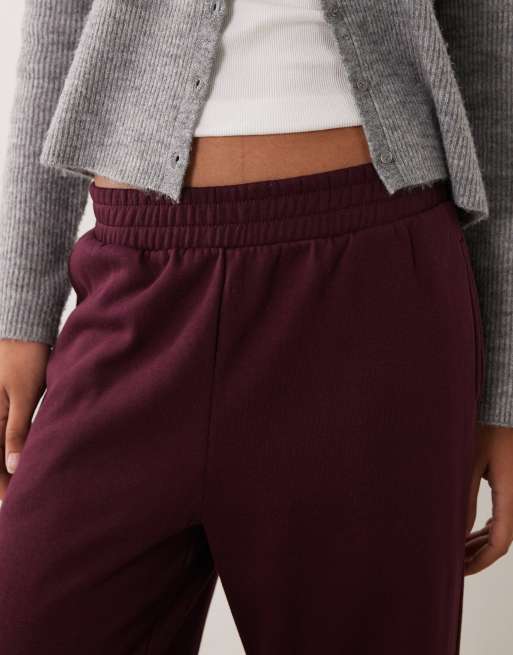 New Look vida joggers i burgundy, 2 av 4