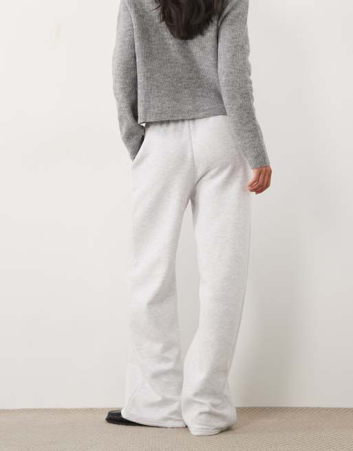 New Look vida joggers i gråmelerad, 4 av 5