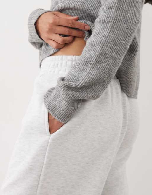 New Look vida joggers i gråmelerad, 5 av 5