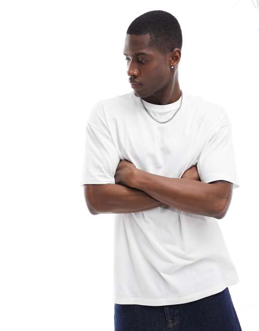 New Look – Vit t-shirt i oversize