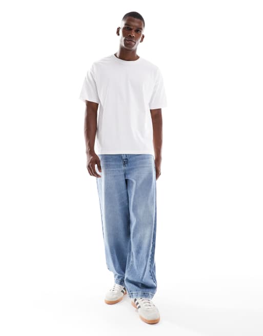 New Look – Vit t-shirt i oversize, 2 av 5
